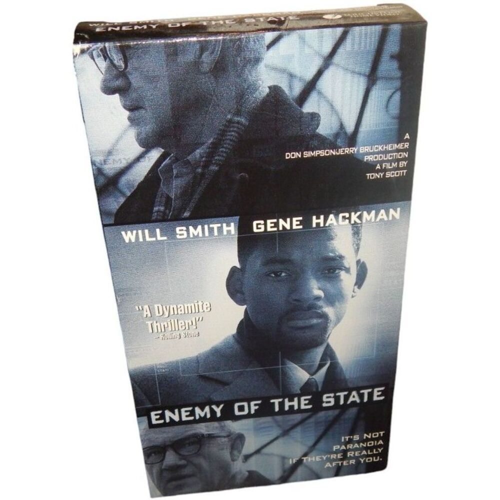 Enemy Of The State Will Smith Gene Hackman vintage VHS in original case